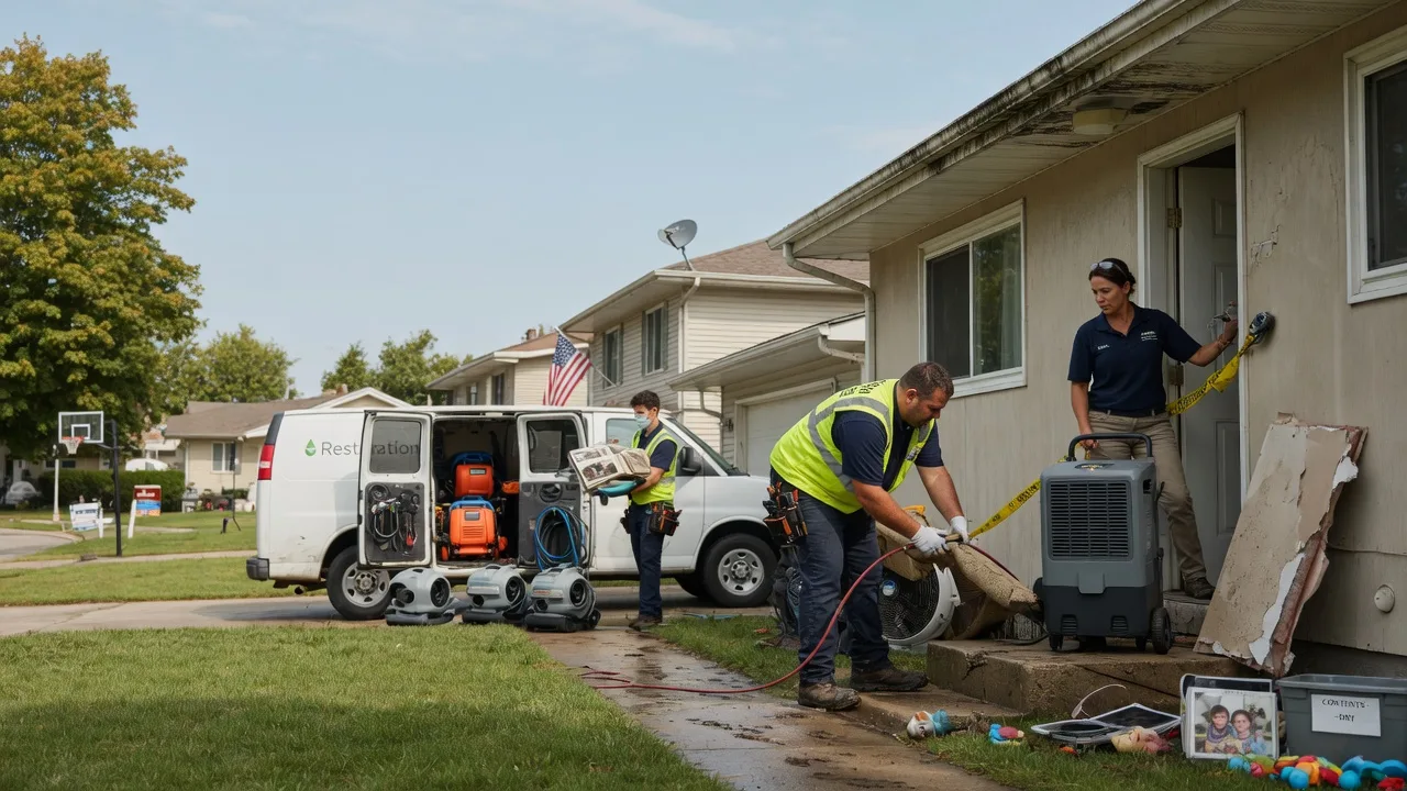 Water Damage Restoration in Conroe, TX near me